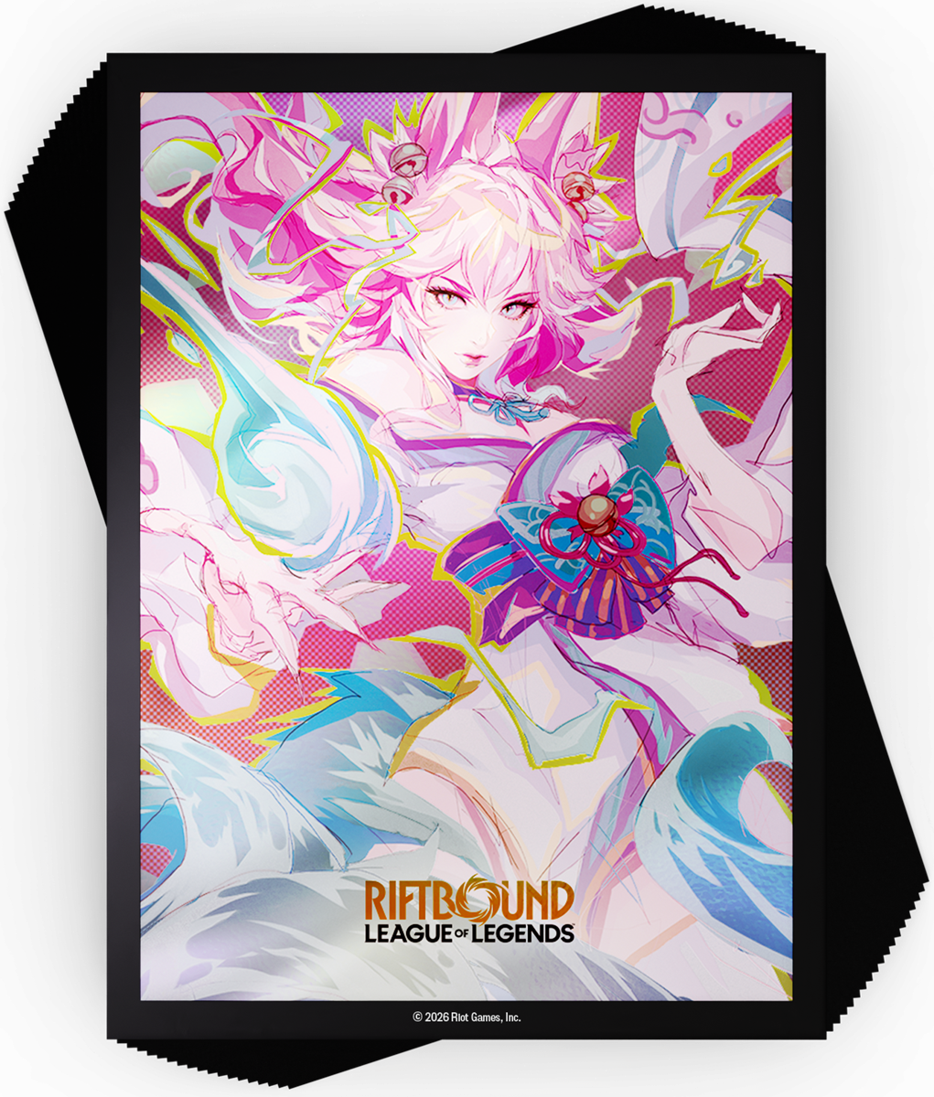 RIFTBOUND LEAGUE OF LEGENDS TCG SPIRITFORGED ART SLEEVES - SPIRIT BLOSSOM AHRI | Boutique FDB