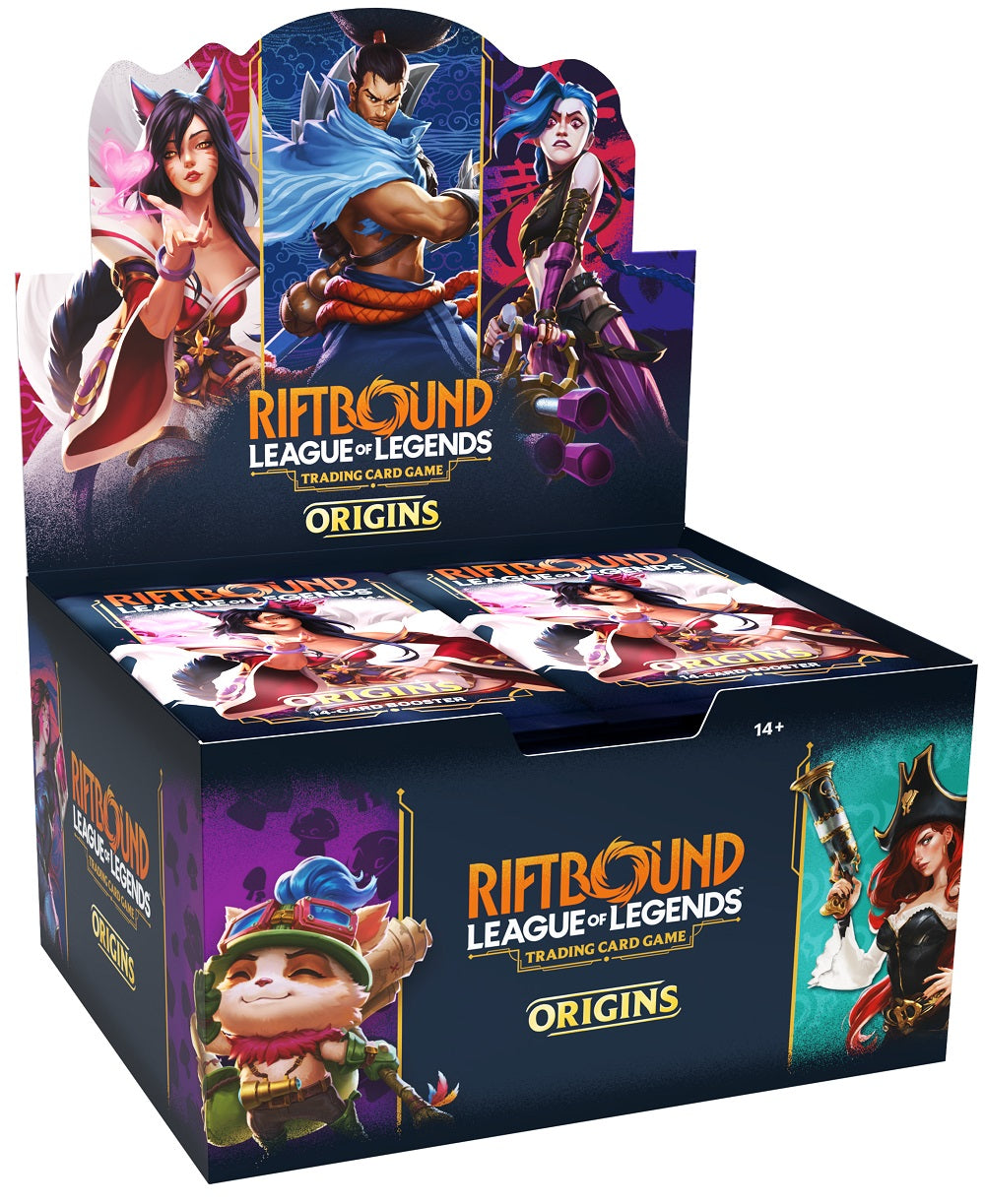 RIFTBOUND - LEAGUE OF LEGENDS TCG: ORIGINS BOOSTER DISPLAY | Boutique FDB