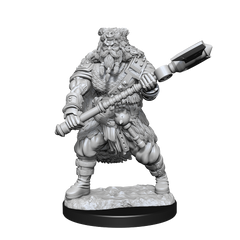 Dungeons & Dragons : Unpainted Miniatures - Wave 14 - Human Barbarian Male | Boutique FDB