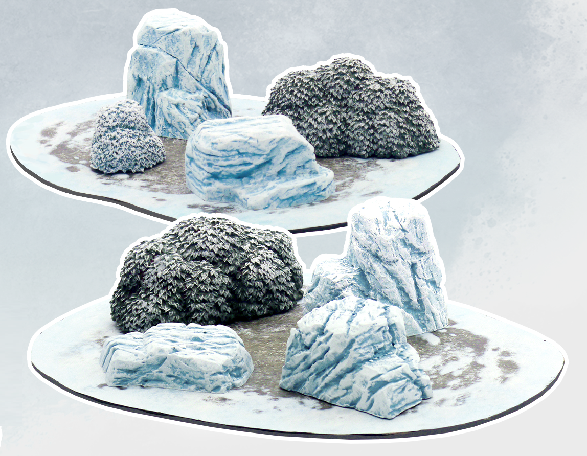 Monster Scenery : Snowy Ice Fields | Boutique FDB