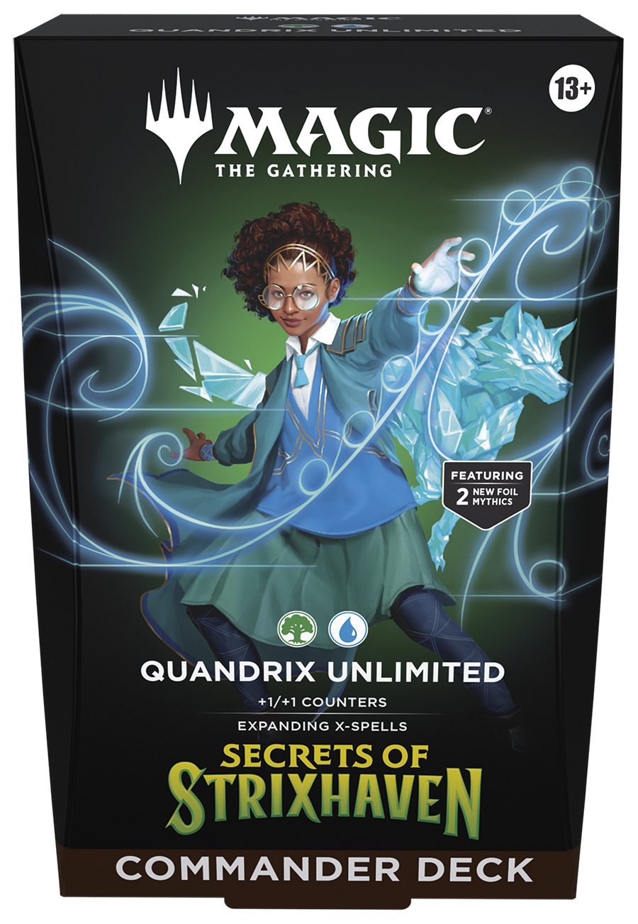 MTG SECRETS OF STRIXHAVEN COMMANDER DECK - QUANDRIX UNLIMITED | Boutique FDB