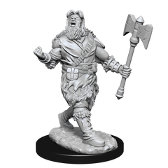 Dungeons & Dragons : Unpainted Miniatures - Wave 14 - Human Barbarian Male | Boutique FDB
