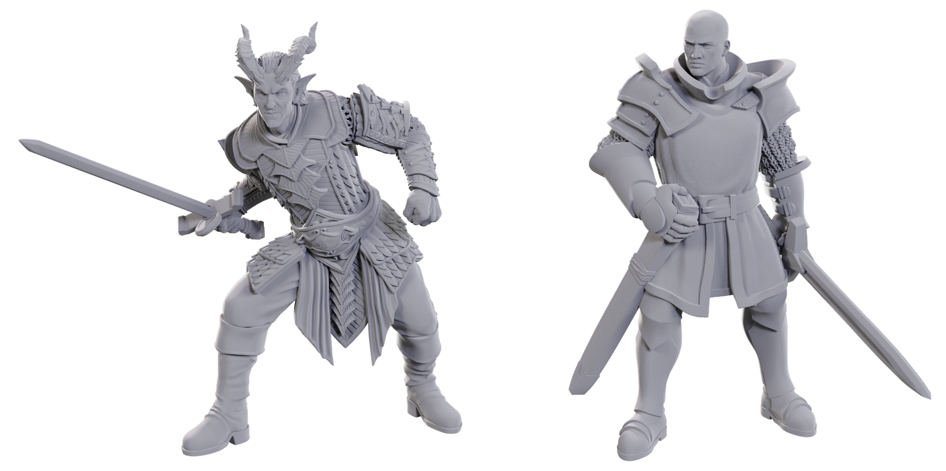 DND UNPAINTED MINIS SPECIAL EDITION BALDUR'S GATE 3 - ULDER RAVENGARD & ZEVLOR | Boutique FDB