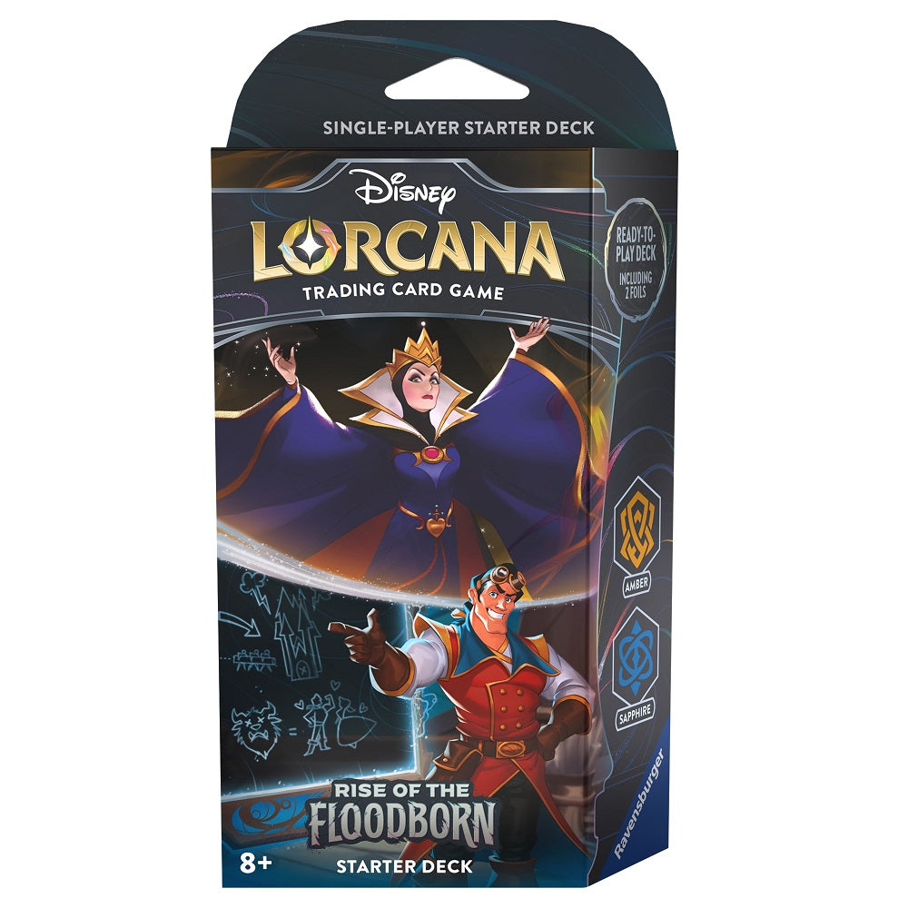 Disney Lorcana : Rise of the Floodborn - Starter Deck - The Queen / Gaston | Boutique FDB