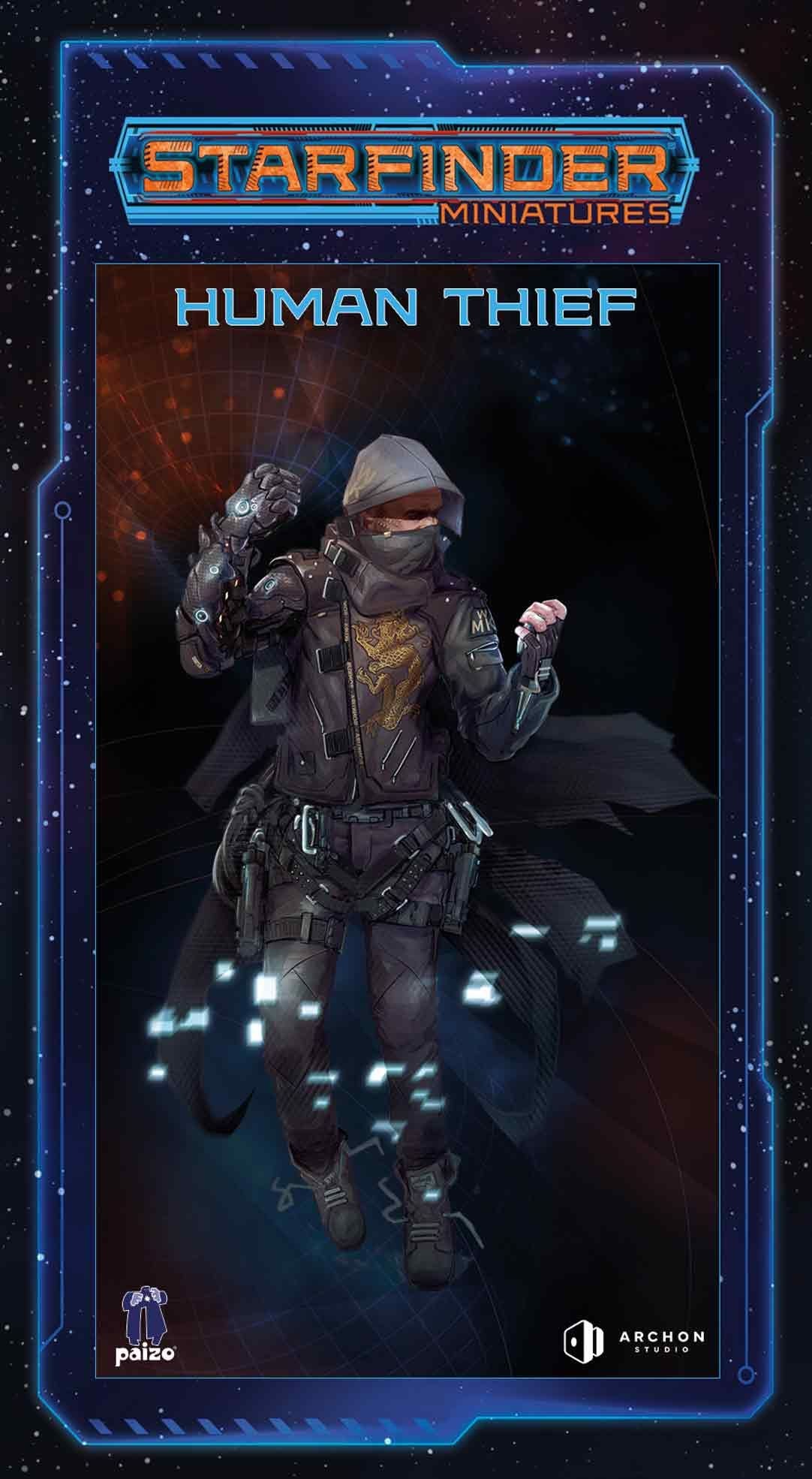 STARFINDER MASTERCLASS MINIS - HUMAN THIEF | Boutique FDB