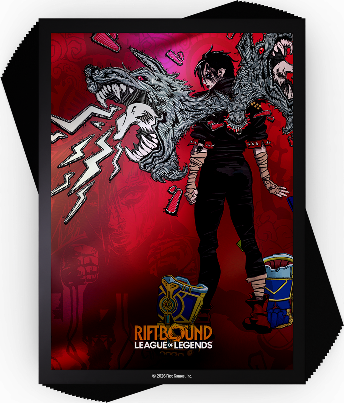 RIFTBOUND LEAGUE OF LEGENDS TCG UNLEASHED ART SLEEVES - VI 100CT | Boutique FDB
