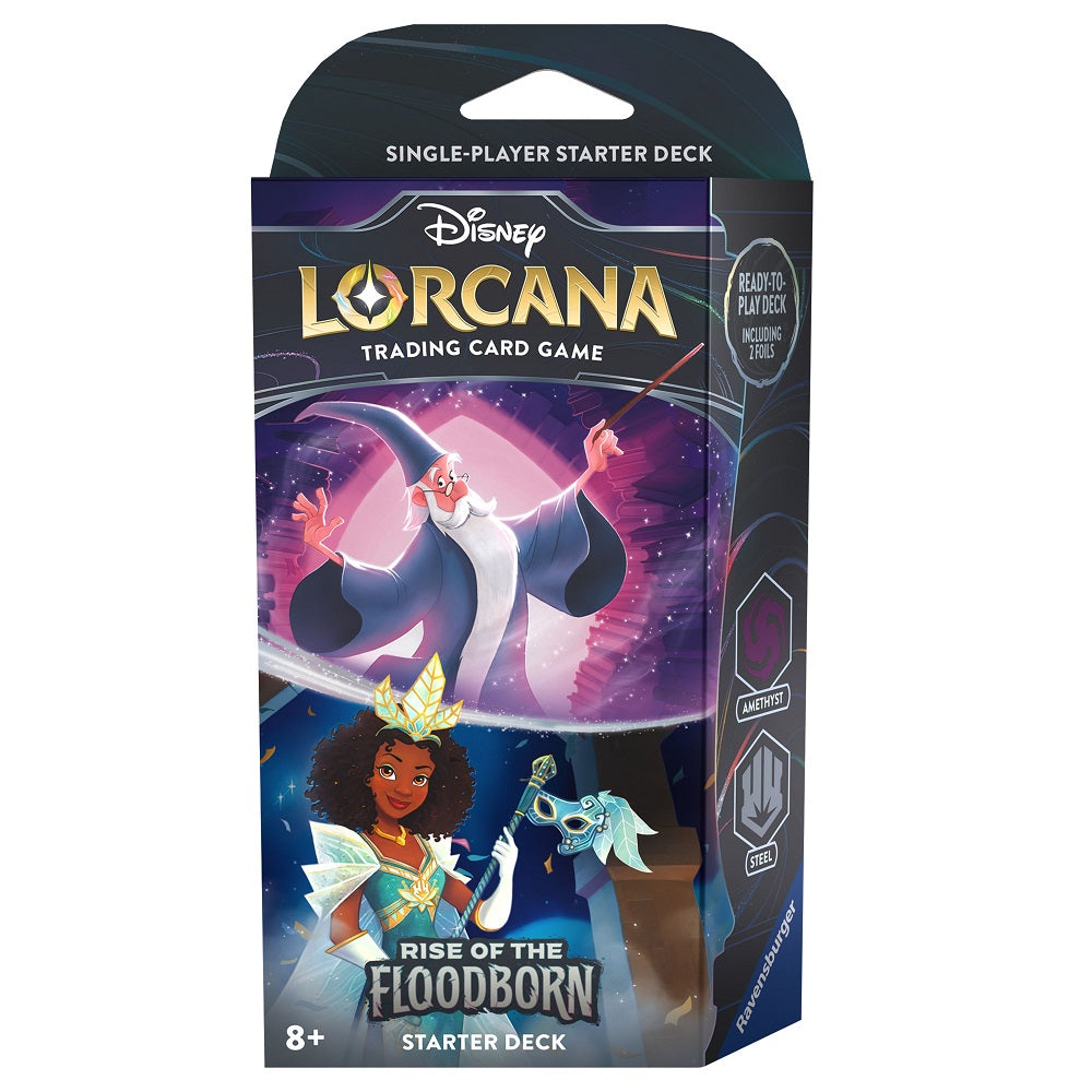 Disney Lorcana : Rise of the Floodborn - Starter Deck - Merlin / Tiana | Boutique FDB