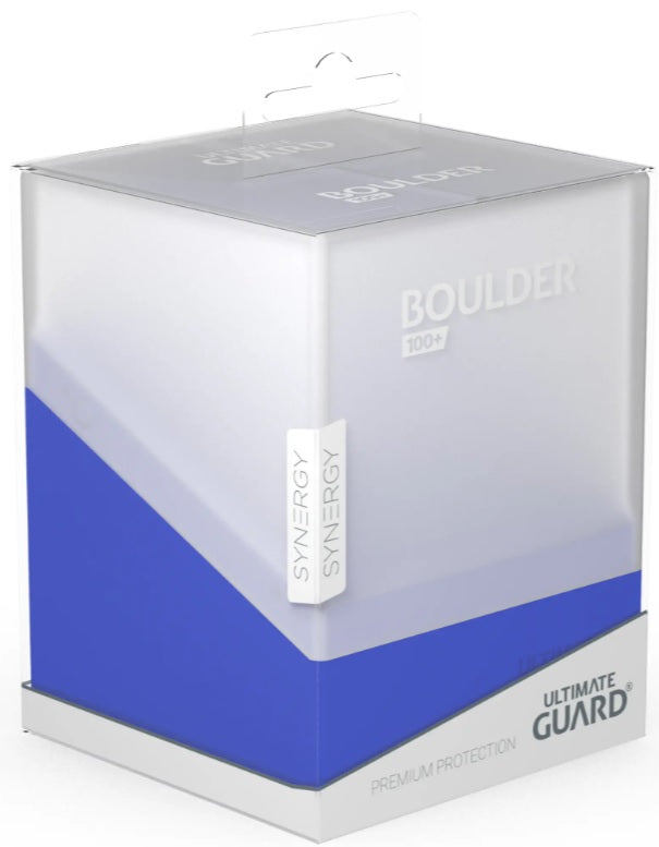 Ultimate Guard : Deck Case - Boulder 100+ - Synergy Blue/White | Boutique FDB