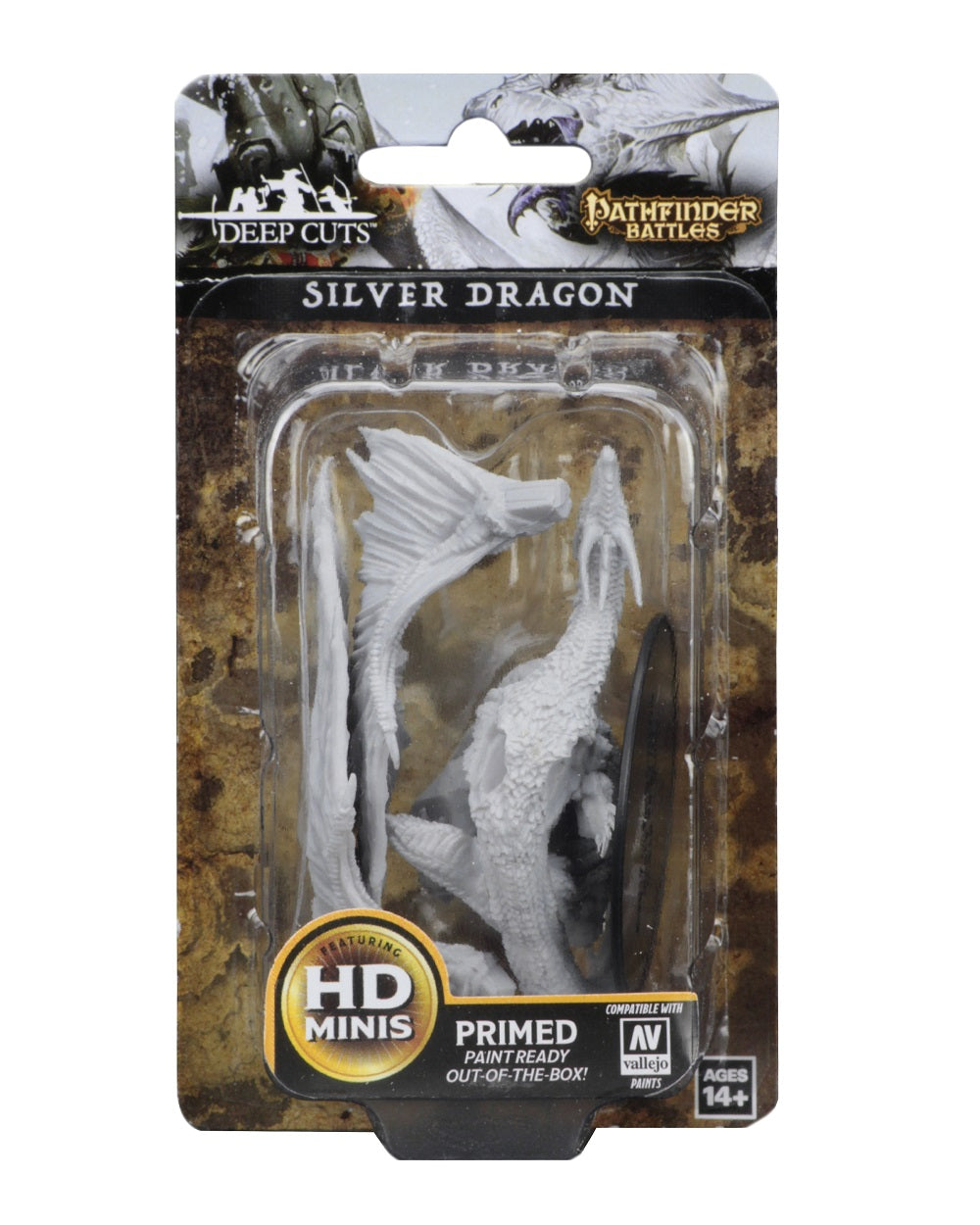 Pathfinder : Unpainted Miniatures - Wave 4 - Silver Dragon | Boutique FDB