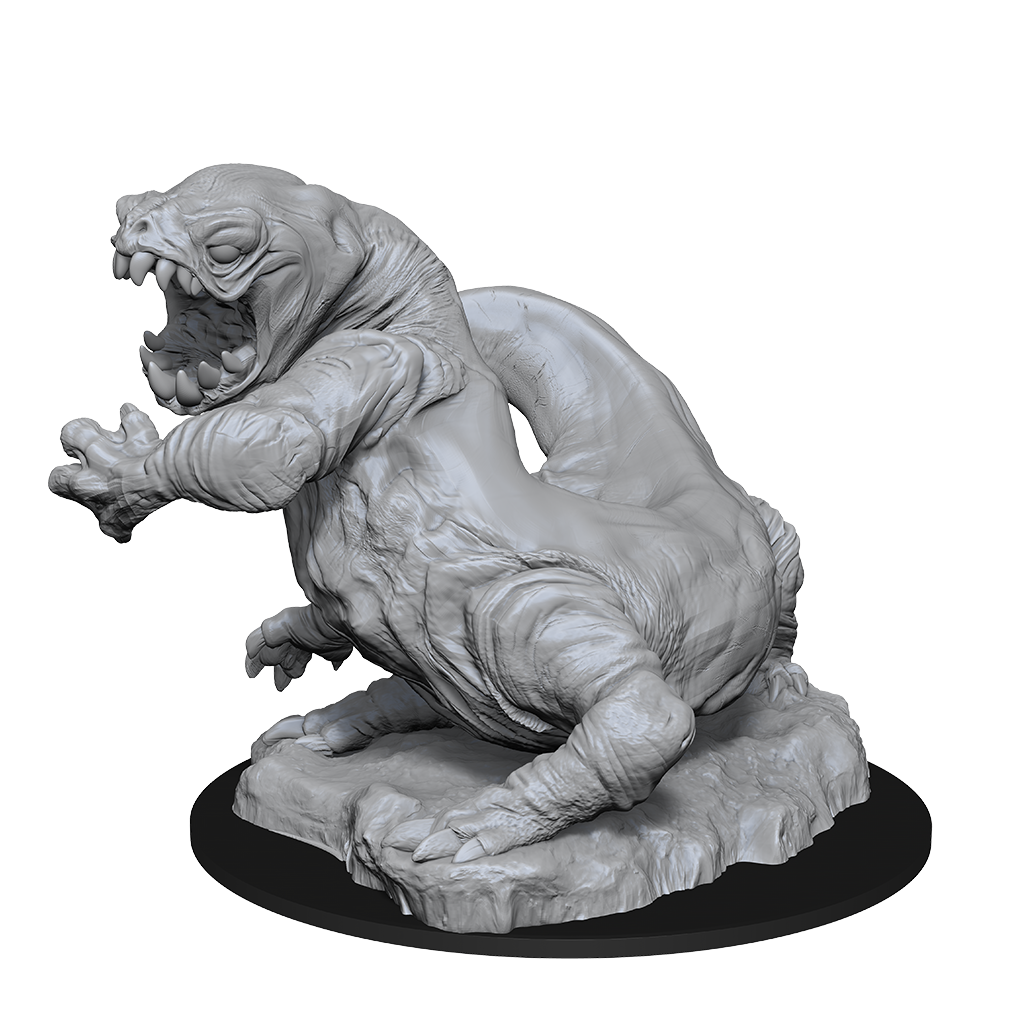 Dungeons and Dragons : Unpainted Miniatures - Wave 14 - Frost Salamander | Boutique FDB