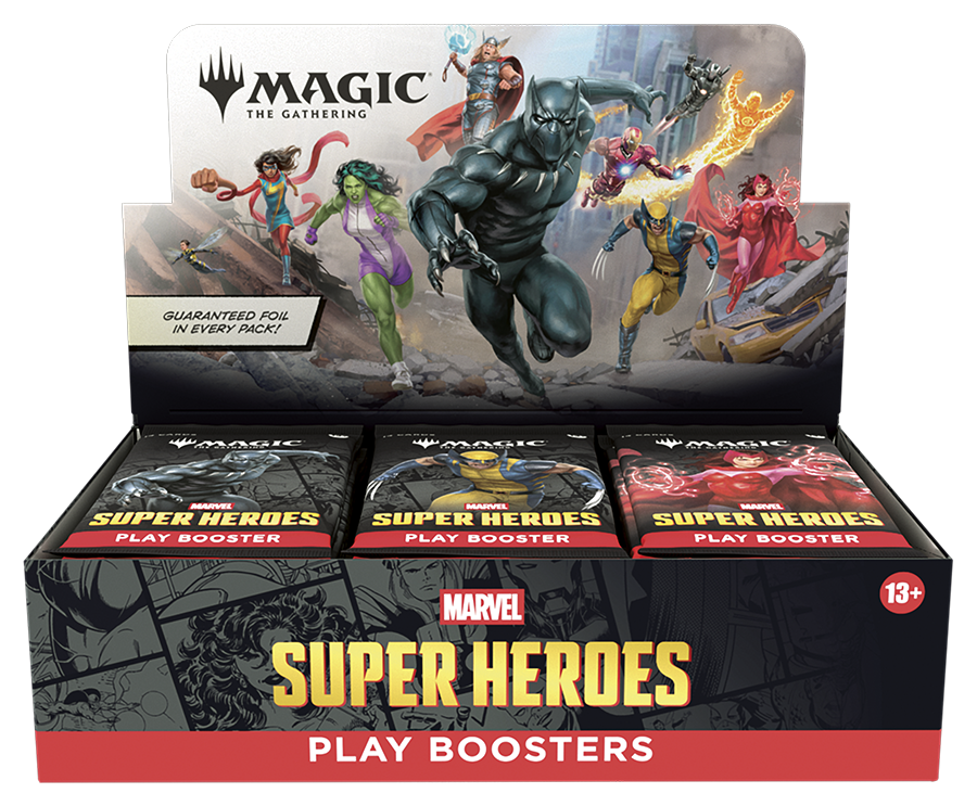 MTG MARVEL SUPER HEROES PLAY BOOSTER BOX | Boutique FDB