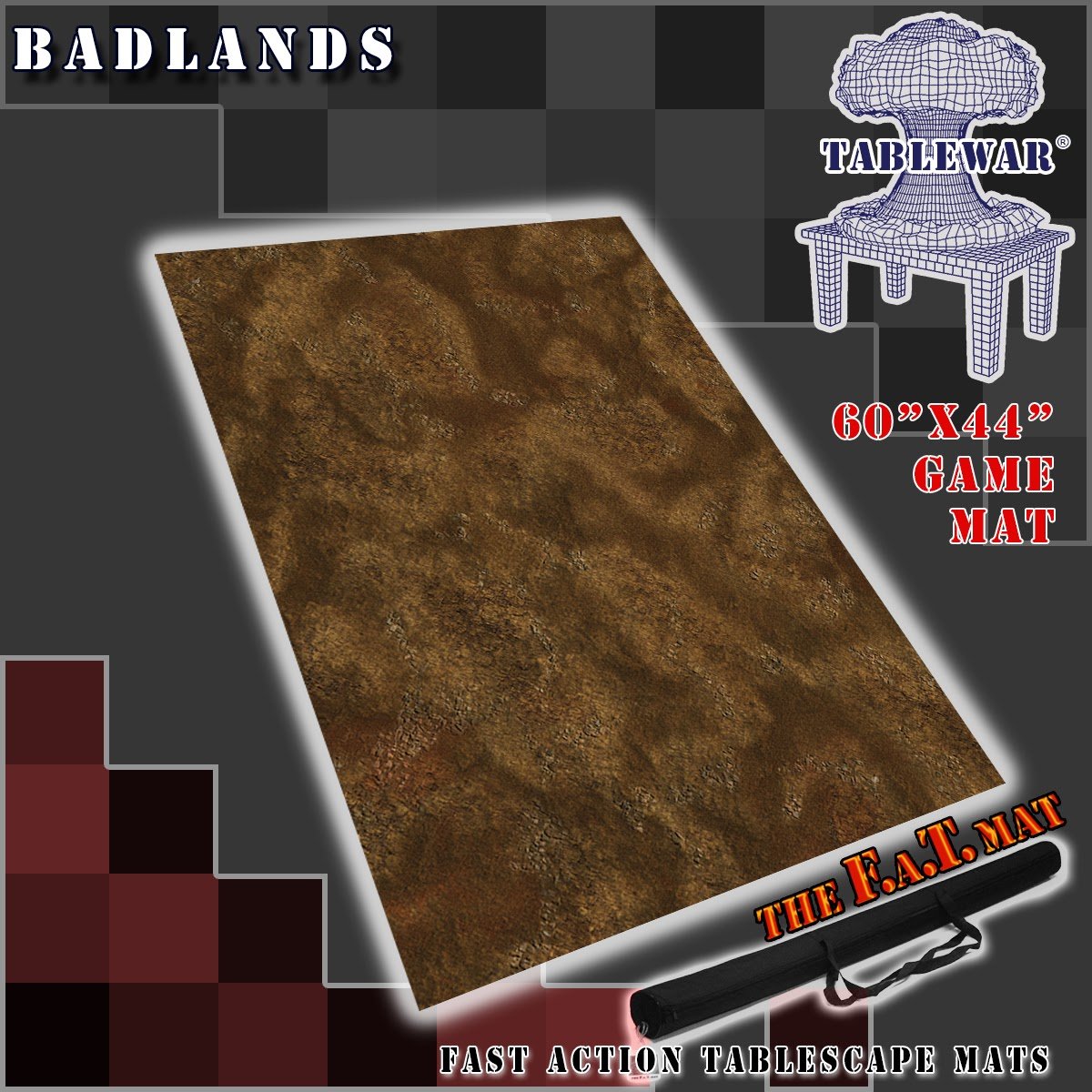 F.A.T. MATS : Badlands - 60''x44'' | Boutique FDB