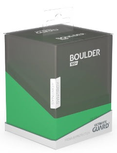 Ultimate Guard : Deck Case - Boulder 100+ - Synergy Black/Green | Boutique FDB