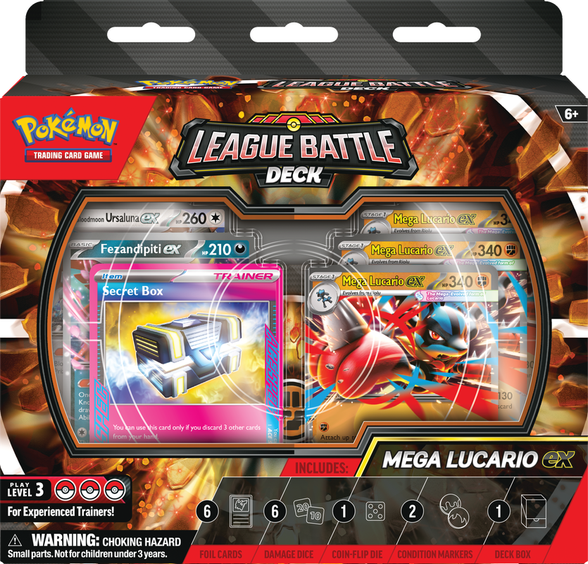 POKEMON LEAGUE BATTLE DECK MEGA LUCARIO EX | Boutique FDB