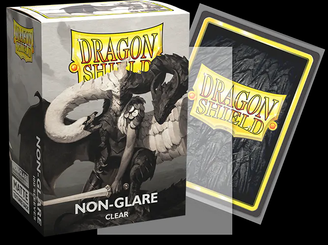 Dragon Shield Matte Sleeves - Non-Glare Clear (100) | Boutique FDB
