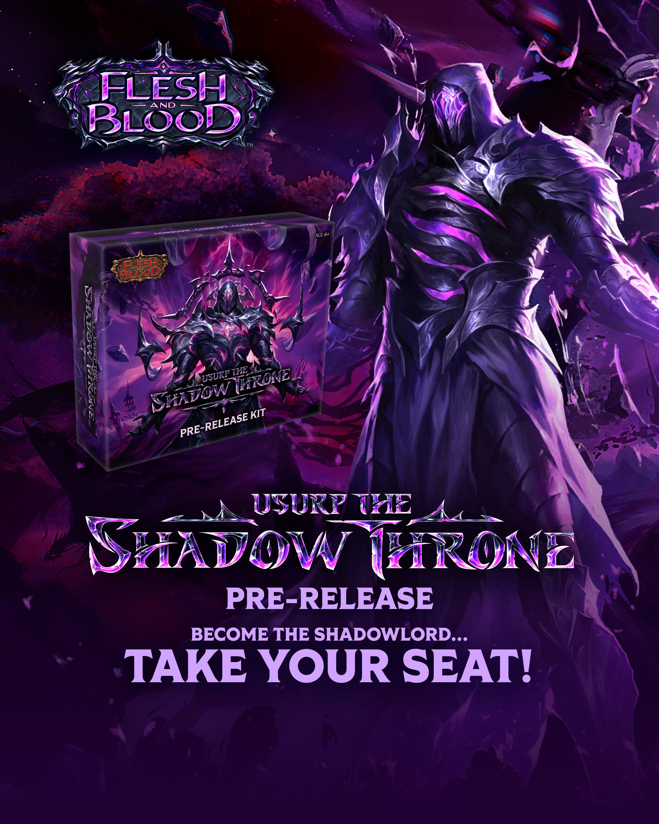 Flesh and Blood - Usurp the Shadow Throne Prerelease 18 septembre / September 18th | Boutique FDB
