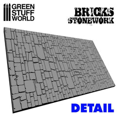 Green Stuff World : Rolling Pin - Bricks | Boutique FDB