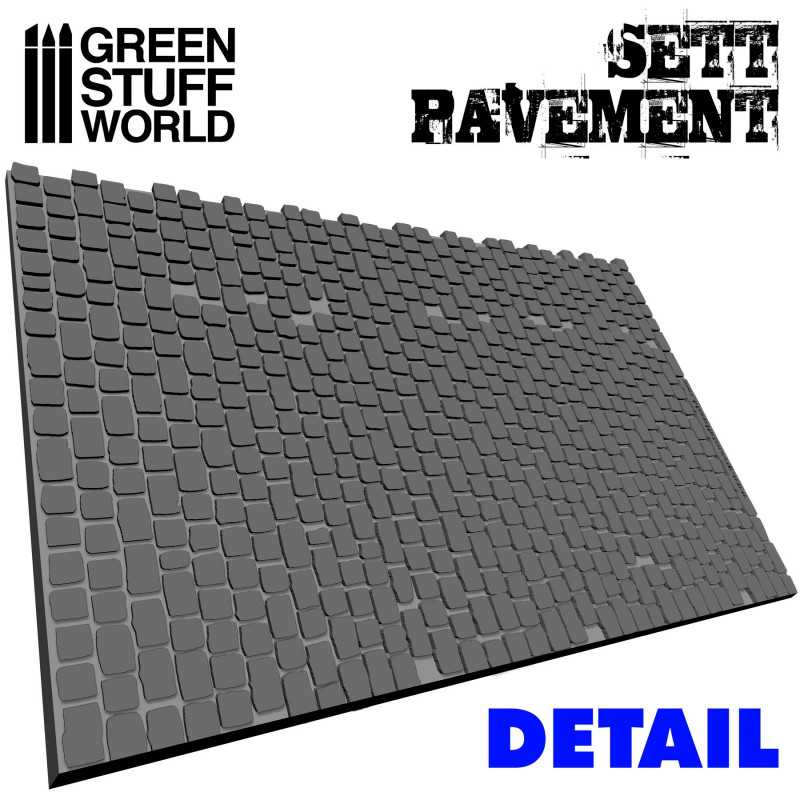 Green Stuff World : Rolling Pin - Sett Pavement | Boutique FDB