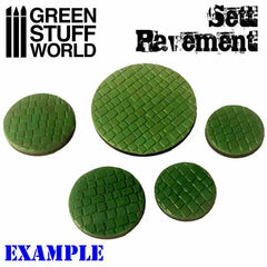 Green Stuff World : Rolling Pin - Sett Pavement | Boutique FDB