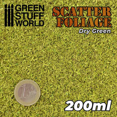 Green Stuff World : Scatter Foliage - Dry Green | Boutique FDB