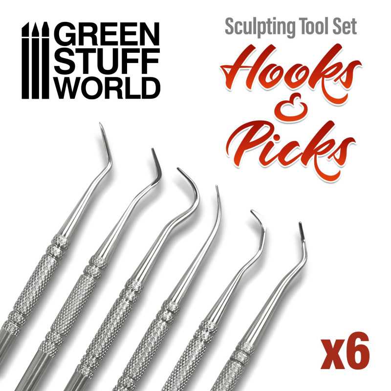 Green Stuff World : Hook and Picks Set (6pc) | Boutique FDB