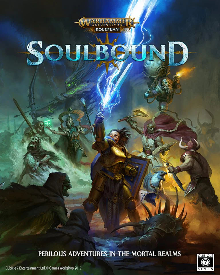Warhammer Age of Sigmar Roleplay: Soulbound - Perilous Adventures in the Mortal Realms (Book) | Boutique FDB