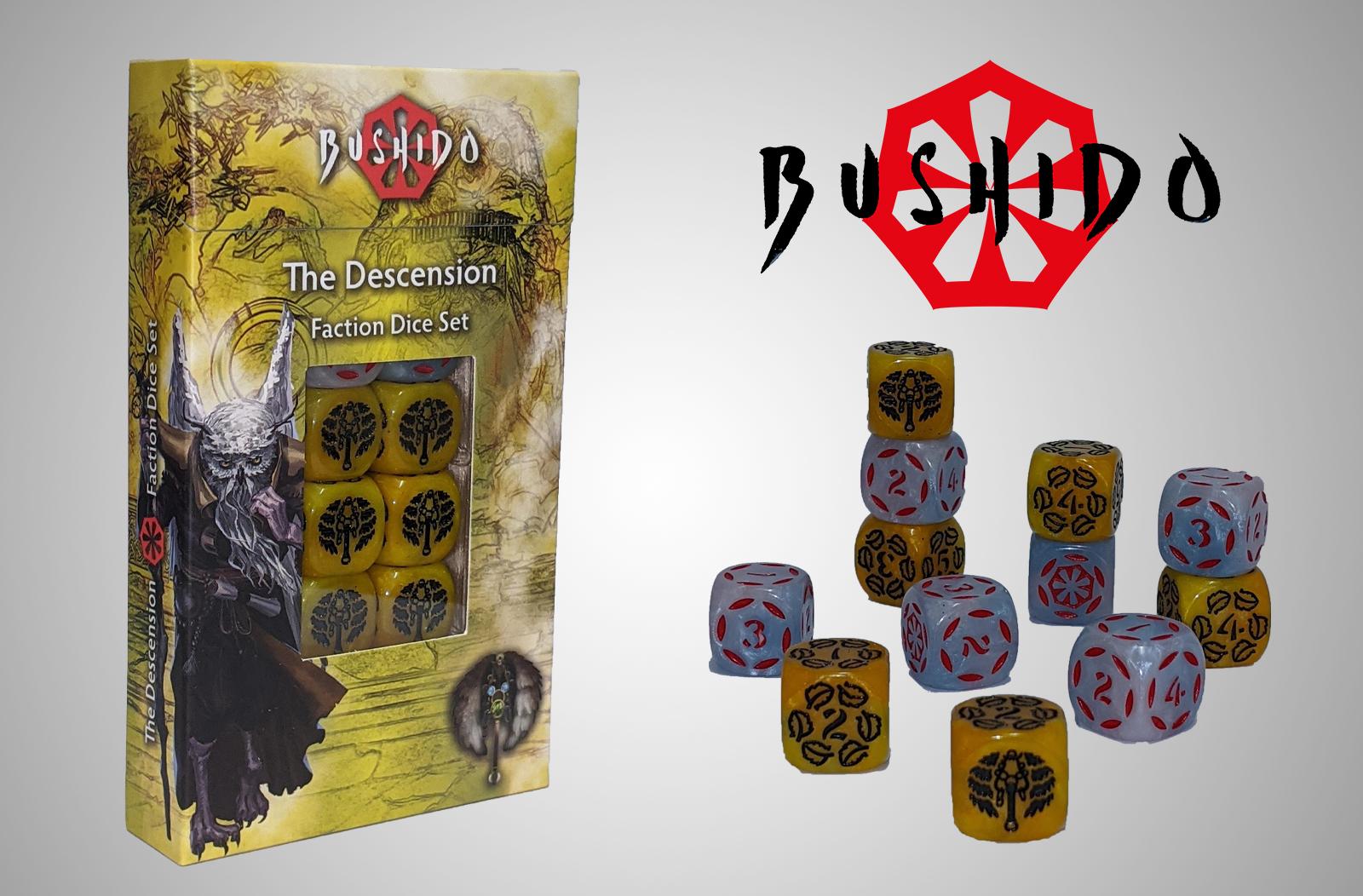 BUSHIDO RISEN SUN: THE DSCENSION - FACTION DICE SET | Boutique FDB