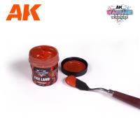 AK Interactive : Wargame Battle Ground Terrains - Fire Land 100ml (Acrylic) | Boutique FDB