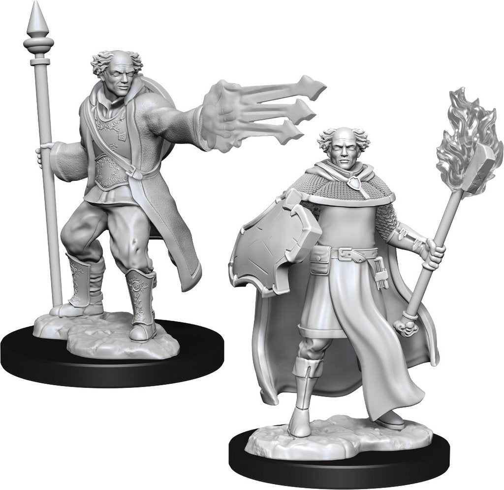 Dungeons & Dragons : Unpainted Miniatures - Wave 13 - Multiclass Cleric + Wizard | Boutique FDB