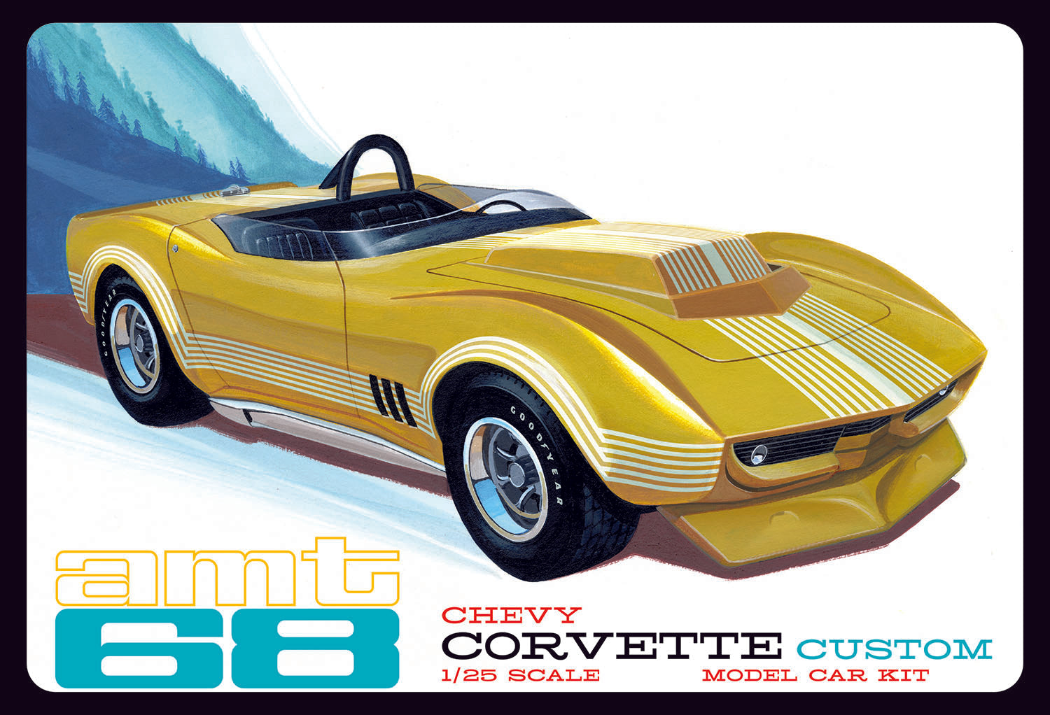 AMT : 125 - 1968 Chevy Corvette Custom | Boutique FDB