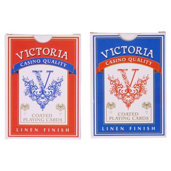 Victoria: Coated Playing Cards - Linen Finish | Boutique FDB