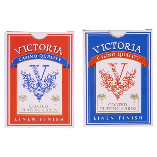 Victoria: Coated Playing Cards - Linen Finish | Boutique FDB