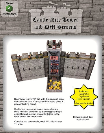 CASTLE KEEP DICE TOWER & DM SCREEN COMBO | Boutique FDB