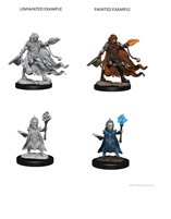 Dungeons & Dragons : Unpainted Miniatures - Wave 2 - Elf Male Wizard | Boutique FDB