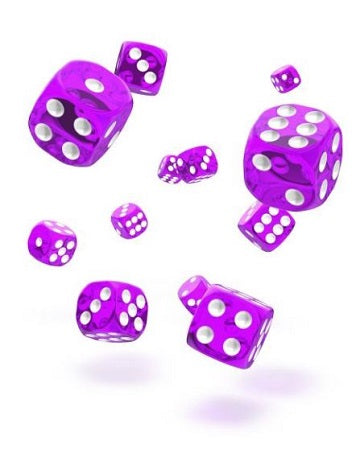 OAKIE DOAKIE 36D6 12MM DICE - TRANSLUCENT PURPLE | Boutique FDB