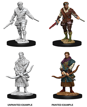 Dungeons & Dragons : Unpainted Miniatures - Wave 9 - Human Rogue | Boutique FDB