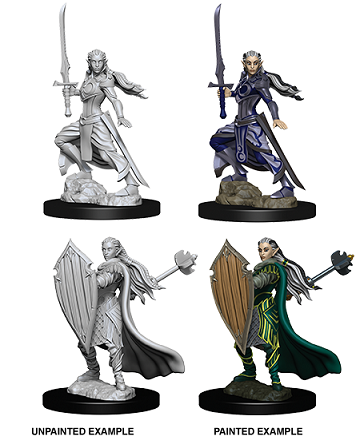 D&D Nolzur's Marvelous Unpainted Miniatures: Elf Paladin | Boutique FDB