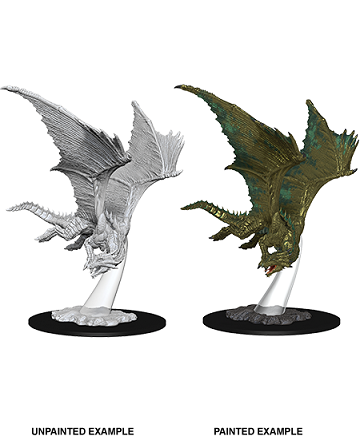 D&D Nolzur's Marvelous Unpainted Miniatures: Wave 9: Young Bronze Dragon | Boutique FDB