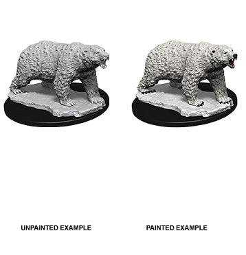 Pathfinder Deep Cuts Unpainted Miniatures: Polar Bear | Boutique FDB