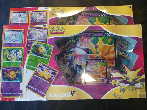 alakazam v box booster packs Pokémon With potent psychic powers Pikachu #7 Prices | edition:1st edition Deck Width:8.75