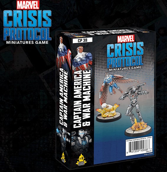 Marvel Crisis Protocol: Captain America and War Machine | Boutique FDB