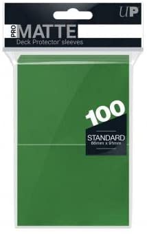 Sleeves: Pro-Matte Green Standard Deck Protectors (100ct) | Boutique FDB