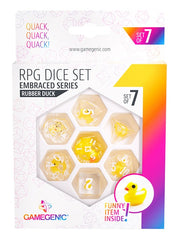 GameGenic - RPG Dice Set - Embraced Series - Rubber Duck | Boutique FDB