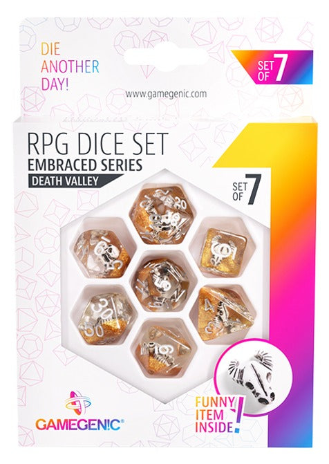 GameGenic - RPG Dice Set - Embraced Series - Death Valley | Boutique FDB