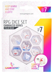 GameGenic - RPG Dice Set - Embraced Series - Polar Bear | Boutique FDB