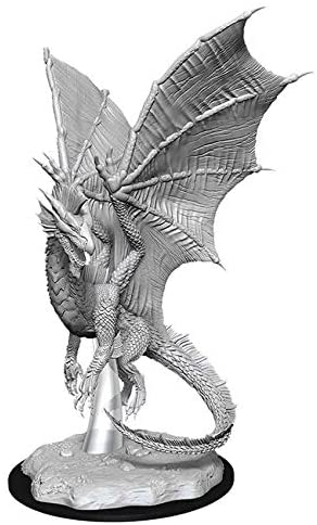 D&D Nolzurs Marvelous Unpainted Miniatures: Wave 11: Young Silver Dragon | Boutique FDB