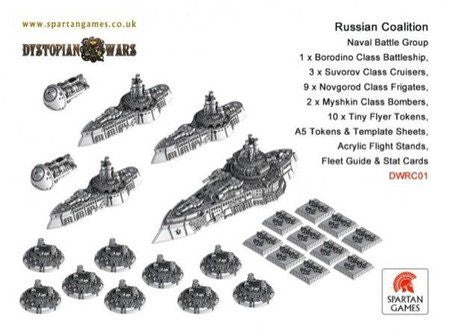 Dystopian wars Russian Coalition Naval Battle Group | Boutique FDB