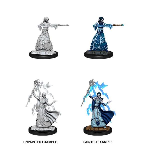 Dungeons & Dragons : Unpainted Miniatures - Wave 12 - Elf Wizard | Boutique FDB