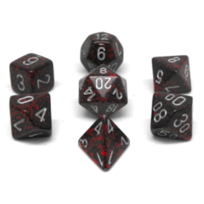 SPECKLED 7-DIE SET SILVER VOLCANO | Boutique FDB