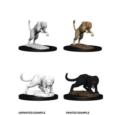D&D Nolzur's Marvelous Unpainted Miniatures: Wave 6: Panther & Leopard | Boutique FDB